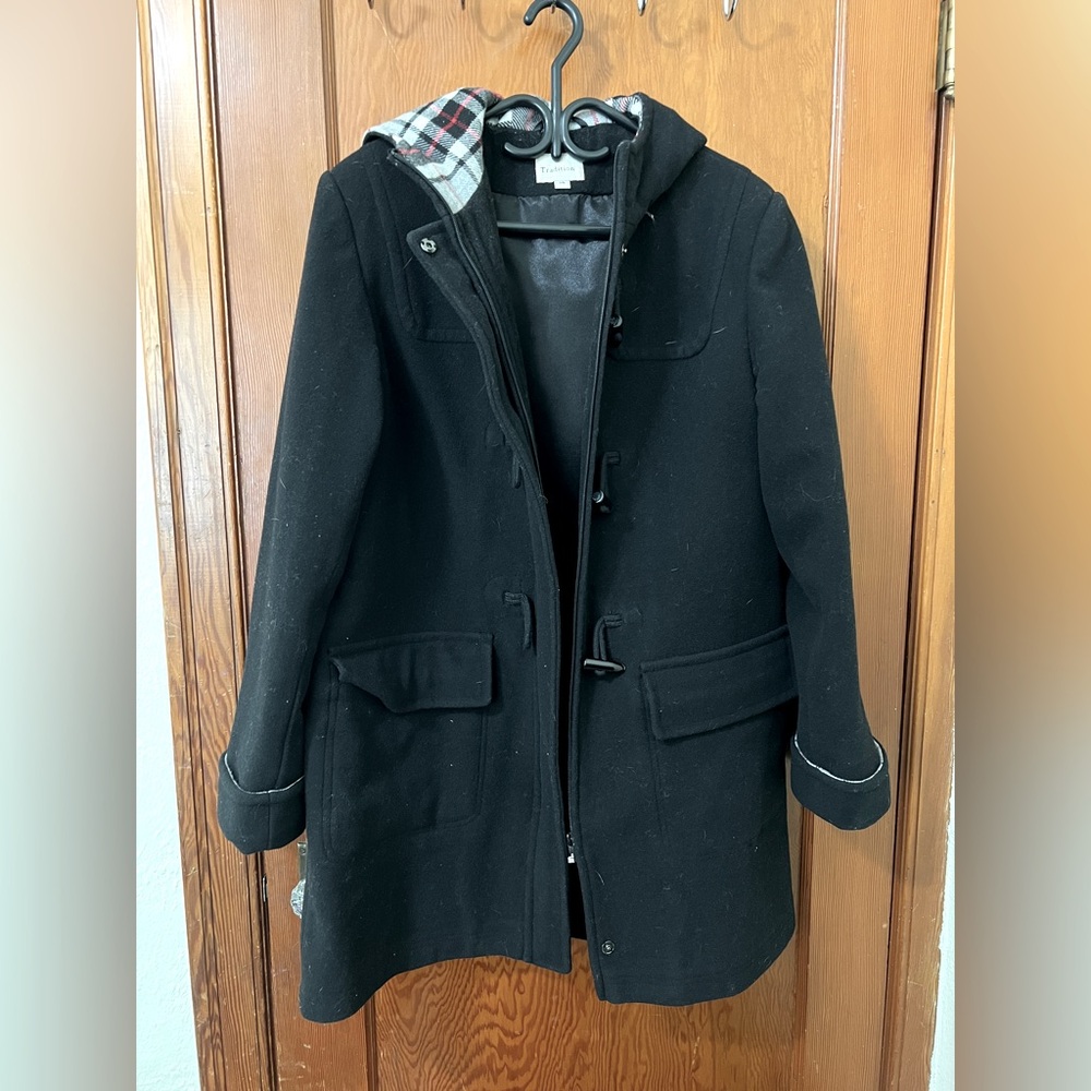 Women’s Black Wool Blend Winter Jacket
